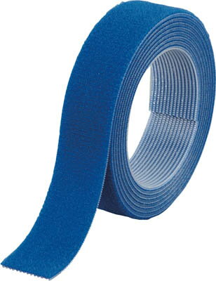 TRUSCO マジックバンド結束テープ 両面 幅20mmX長さ1．5m 青【MKT-2015-B】(梱包結束用品・結束バンド)