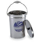 テラモト ステンすいがら収集缶【SU-267-200-0】(清掃用品・灰皿)【送料無料】