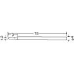 グット 替こて先φ4BC型KS20〜40R用【R-48BC】(はんだ・静電気対策用品・電気はんだ...