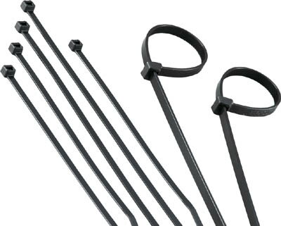 TRUSCOナイロン結束バンド耐候性タイプ幅4．8mmX長さ292mm100本入【TRJ300B】(電設配線部品・ケーブルタイ)