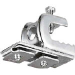 岡田 ベンダークリップ付天井ブラケット Aタイプ【19Y15】(建築金物・工場用間仕切り・カーテンレール)