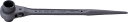 TOP 両口ラチェットレンチ N型 19X21mm【RM-19X21N】(レンチ・スパナ・プーラ・ラチェットレンチ)(4)
