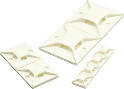 パンドウイット マウントベース ゴム系粘着テープ付き 白【ABM3H-A-L】(電設配線部品・ケーブルタイ)【送料無料】(3.0)