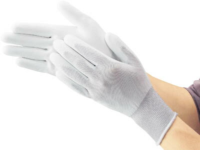 TRUSCO ウレタンフィット手袋 10双組 Lサイズ【TUFGWL-10P】(作業手袋・すべり止め背抜き手袋)