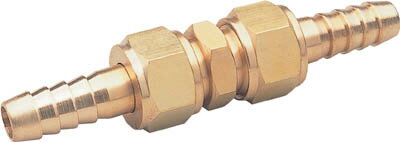 ASOH 両口ホースジョイント Φ9【HS-2209】(流体継手・チューブ・エア配管継手)