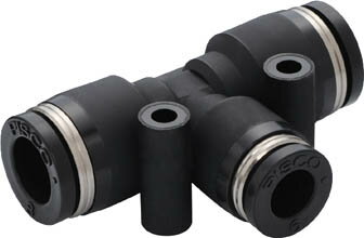 ピスコ チューブフィッティング 違径ユニオンティー【PEG12-10】(流体継手・チューブ・チューブ継手)