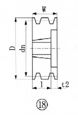 Diy, Supplies - EVN ブッシングプーリー SPB 195mm 溝数3【SPB195-3】(駆動機器・ベアリング・プーリー)【送料無料】