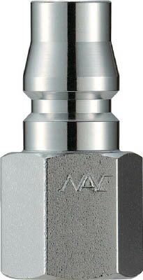 ナック クイックカップリング AL40型 鋼鉄製 オネジ取付用【CAL44PF】(流体継手・チューブ・カップリング)