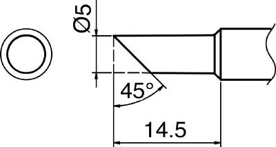 【メーカー型番】T18-C5【JANコード】4962615036842【ブランド】白光　【特徴】【用途】【仕様】●コテ先名称:5C型●質量(g):10●鉛フリーはんだ対応●適合コテ:FX8801●適合ステーション本体:FX888、FX600●ヒーター分離式【材質／仕上】【セット内容／付属品】【注意】【原産国】日本【送料について】北海道、沖縄、離島は送料を頂きます。