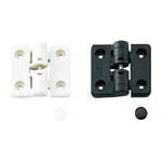 スガツネ工業 樹脂製ストッパーヒンジHG－YJ50BL（170－090－002）【HG-YJ50BL】(機械部品・蝶番)