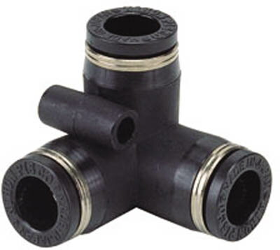 ピスコ チューブフィッティング トリポッドユニオン【PVU12】(流体継手・チューブ・チューブ継手)