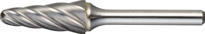 TRUSCO 超硬バー テーパー型 Φ12．7（14°）X刃長29X軸6 アルミ【TA7C127】(研削研磨用品・超硬バー)【送料無料】