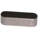 TRUSCO 平行キー両丸タイプ（S45C） 6X6X15mm【TKRM0615】(駆動機器・ベアリング・マシンキー)