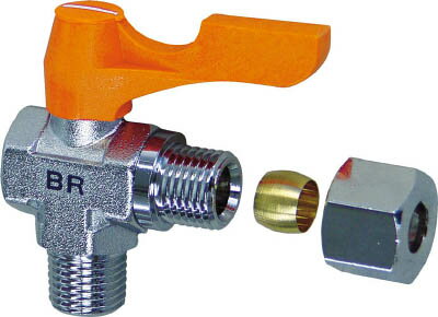 ASOH エースボール リングジョイント型 PT1／4XΦ6【BR-3206】(流体継手・チューブ・ボールバルブ)