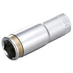 【メーカー型番】3SC-12L【JANコード】4953488220292【ブランド】TONE【特徴】●ボルト・ナット類の脱落防止により、片手作業がスムーズです。【用途】●ボルト・ナットの締付け・緩め作業用。【仕様】●対辺寸法(mm):12●差込角(mm):9.5●全長(mm):54●質量(g):63●マグネット式ではないので、ソケットに鉄粉などが付着することはありません。【材質／仕上】●構造用鋼【セット内容／付属品】【注意】●インパクトレンチなど動力工具には使用しないでください。【原産国】日本【送料について】北海道、沖縄、離島は送料を頂きます。