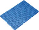 ミヅシマ スーパーチェッカー 中フチ− ブルー【423-0110】(床材用品・スノコ)