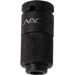 【メーカー型番】DC-4S【JANコード】4560291325238【ブランド】ナック【特徴】●インパクト用のビットホルダです。●差込角が四角トツのツールに取付けるだけで、電動ドライバーとして使用出来ます。●チャックタイプ : スリーブを引くとビットが脱着でき、離すとビットが固定されます。【用途】【仕様】●差込角(mm):12.7●適用ビット:B-30●方式:チャック●質量(g):100●ツール(四角用)をビットタイプに変換するホルダー(チャックタイプ)【材質／仕上】【セット内容／付属品】【注意】●ピン、リングはツールへ確実に固定してください。●ピン、リングに変形、磨耗、劣化などの異常が認められたら交換してください。【原産国】日本【送料について】北海道、沖縄、離島は送料を頂きます。