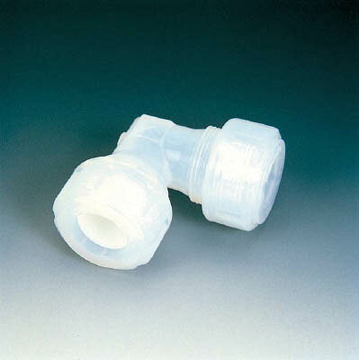 フロンケミカル ユニオンエルボーLFU－10【NR1046-03】(理化学・クリーンルーム用品・特殊継手)【送料無料】