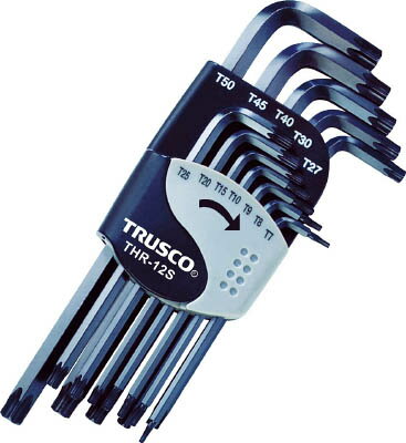 Wrenches - TRUSCO ヘックスローブレンチセット 12本入【THR-12S】(ドライバー・六角棒レンチ・ヘックスローブレンチ)【送料無料】