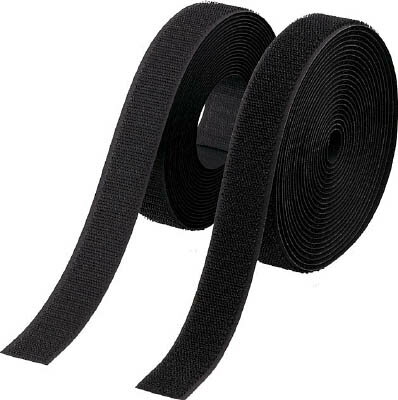 TRUSCO マジックテープ 縫製タイプ 25mmX5m 黒【TMSH-255-BK】(梱包結束用品・結束バンド)