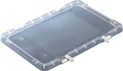 リス TP規格コンテナー蓋 TP−34蓋ロック付 透明【TP-34RF TM】(コンテナ・パレット・ボックス型コンテナ)