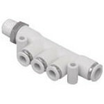 CKD ニュージョイント マニホールド【GWMF810-10】(流体継手・チューブ・チューブ継手)