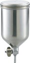 TRUSCO ステンレス塗料カップ 重力式用 容量0.4L 脚付【TGC-04C】(塗装・内装用品・スプレーガン)(代引不可)