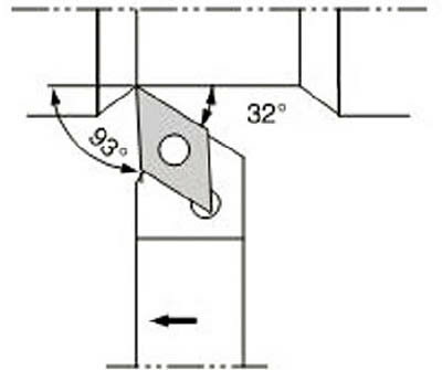 京セラ スモールツール用ホルダ 【ADJCR1212JX-11FF】(旋削・フライス加工工具・ホルダー)【送料無料】