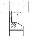 京セラ 溝入れ用ホルダ 【KGDR1616H-2T10】(旋削・フライス加工工具・ホルダー)【送料無料】(4)