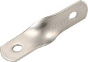 TRUSCO ジョイント金具19型S ステンレス 長さ75 穴数2【TK19-S2S】(建築金物・工場用間仕切り・ジョイント金具)