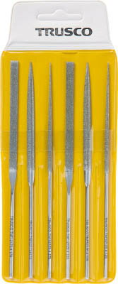 TRUSCO ダイヤモンドニードルヤスリ 平・半丸・丸 6本組セット【TNFS1】(研削研磨用品・ダイヤモンドヤ..