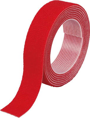 TRUSCO マジックバンド結束テープ 両面 幅20mmX長さ1．5m 赤【MKT-2015-R】(梱包結束用品・結束バンド)