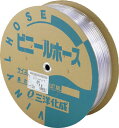 サンヨー 透明ホース3×5 100mドラム巻【TM-35D100T】(ホース・散水用品・ホース)