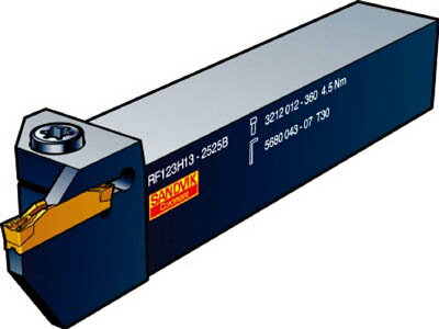 サンドビック コロカット3 突切り・溝入れシャンクバイト【LF123U06-2020BM】(旋削・フライス加工工具・ホルダー)【送料無料】
