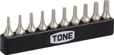 Driver - TONE トルクスプラスビットセット【BTIP10S】(ドライバー・六角棒レンチ・オフセット式ラチェットドライバー)【送料無料】