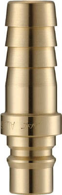 ナック クイックカップリング AL40型 真鍮製 ホース取付用【CAL46PH2】(流体継手・チューブ・カップリ..