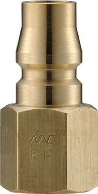 【メーカー型番】CAL22PF2【JANコード】4560291322602【ブランド】ナック【特徴】●材質・サイズ・取付形状が豊富で汎用性が優れています。【用途】●工場内のエアー配管や空気工具用。【仕様】●最高使用圧力(MPa):1.0●最大衝撃圧力(MPa):1.5●質量(g):32●適用接続サイズ(インチ):R1/4●使用流体:空気・水他●使用温度範囲:-20〜80℃●片バルブ用プラグ【材質／仕上】●本体:真鍮【セット内容／付属品】【注意】●流体はソケット側からプラグ側に流すようにして下さい。【原産国】日本【送料について】北海道、沖縄、離島は送料を頂きます。