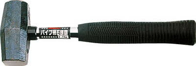 DOGYU パイプ柄石頭鎚 1．3Kg【554】(ハンマー・刻印・ポンチ・石頭ハンマー)