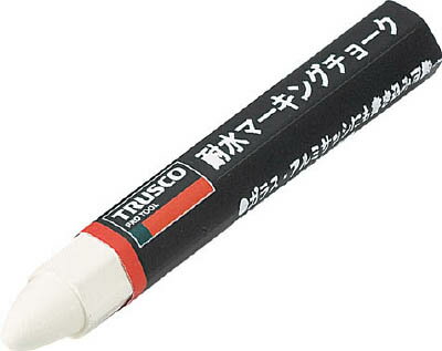 TRUSCO 耐水マーキングチョーク 白【TMC-19T W】(溶接用品・工業用マーカー)