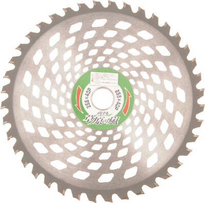 【メーカー型番】99072【JANコード】4939752990726【ブランド】アイウッド【特徴】●R型超高硬度チップの採用で刈れ味最高のチップソーです。●木工用と同じ研磨を施し、強力立体埋込により長切れと切れ味が最高です。【用途】●雑草・笹・竹に。【仕様】●外径(mm):255●刃厚(mm):2.0●穴径(mm):25.4●刃数:40●最高使用回転数(rpm):11000●質量(g):373【材質／仕上】●刃部：超硬チップ【セット内容／付属品】【注意】【原産国】日本【送料について】北海道、沖縄、離島は送料を頂きます。