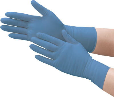 UCD シンガーニトリルディスポNo．210青PF Mサイズ【210PFM】(作業手袋・使い捨て手袋)(3.0)