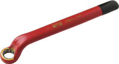 Combination Wrench - バーコ 1000V絶縁仕様オフセット片口メガネ 9mm【2MV-9】(防爆・絶縁工具・レンチ・スパナ（絶縁）)【送料無料】