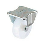 ワコー エアーキャスター（固定車） 75mm ナイロン車【AMR-75N】(キャスター・プレート式ナイロン車)