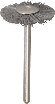 樂天商城 - TRUSCO 平型ブラシ ダイヤ入ナイロン 線0．25X外径Φ23X軸Φ3【233H-7】(研削研磨用品・軸付ブラシ)