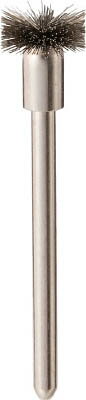 TRUSCO フラワー型ブラシ ステンレス線径0．1X外径10X筒径5X軸径3【103F-4】(研削研磨用品・軸付ブラシ)