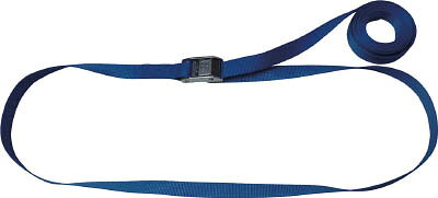 【メーカー型番】C05N040-000A【JANコード】4900349531400【ブランド】TESAC【特徴】●高強力ポリエステル原着糸を使用していますので耐候性・耐久性に優れています。●破断強度がひとめで分かるブラックライン入りです。【用途】●軽負荷の荷締め作業。【仕様】●最大使用荷重(t):0.25●ベルト長さ(m)巻取側:4●べルト長さ(m)固定側:-●ベルト寸法(mm)幅×厚み:25×1.4●色:ブルー●破断強度(kN):10●質量(kg):0.29●エンドレスタイプ【材質／仕上】●ベルト：高強力ポリエステル原着糸●カムバックル：スチール（本体）、亜鉛合金（レバー）【セット内容／付属品】【注意】【原産国】日本【送料について】北海道、沖縄、離島は送料を頂きます。
