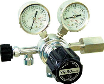 分析機用圧力調整器 YR−90S【YR90STRC12】(溶接用品・ガス調整器)(代引不可)【送料...