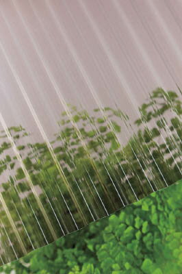 タキロン ポリカ波板 32波 6尺 810ブロンズ【217682】(建築金物・工場用間仕切り・波板)