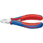 KNIPEX 精密用ニッパー 115mm【7711-115】(ペンチ・ニッパ・ニッパ電気・電子用)【送料無料】