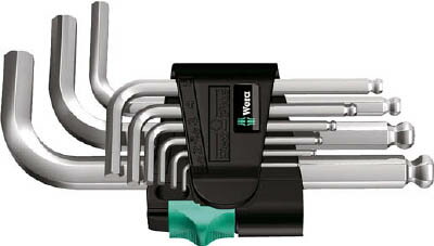 Wera 950PKS／9SMN ヘックスキーセット【133163】(ドライバー・六角棒レンチ・ボールポイント六角棒レンチ)【送料無料】
